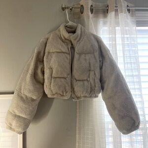 Off White Teddy Jacket